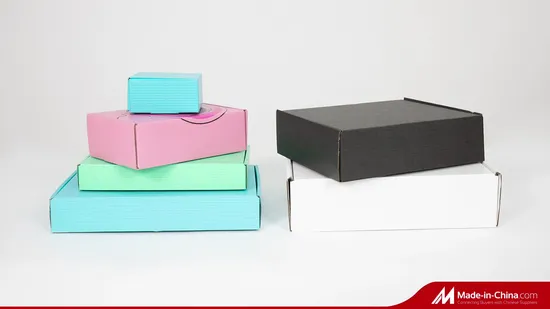 Corrugated Box Packaging Kraft Paper Mailer Shipping Box for Clothing