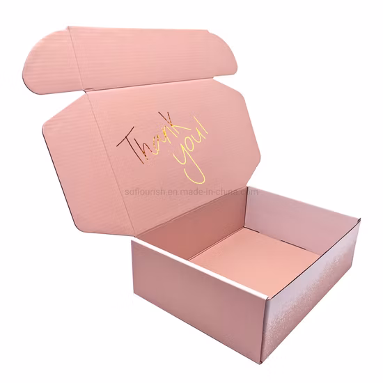 Corrugated Box Packaging Kraft Paper Mailer Shipping Box for Clothing