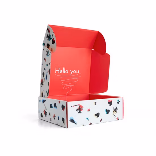 Corrugated Box Packaging Kraft Paper Mailer Shipping Box for Clothing