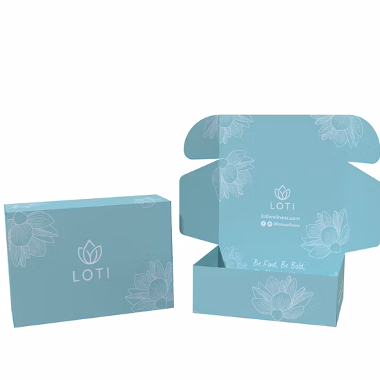 Corrugated Box Packaging Kraft Paper Mailer Shipping Box for Clothing