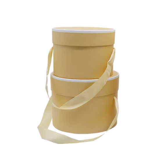Large Round Gift Boxes with Lids for Flower Packaging