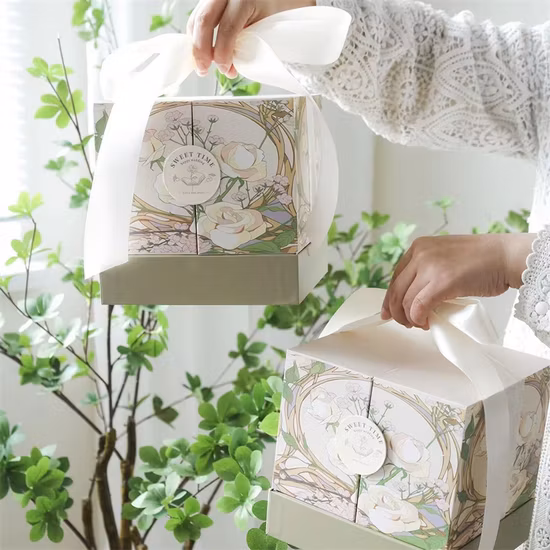 Elegant Ribbon Bow-Tie Cardboard Paper Gift Jewellery Packaging Boxes Wholesale