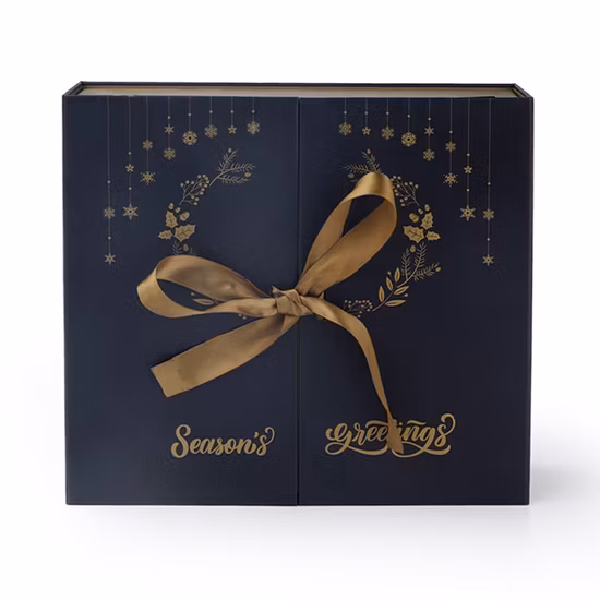 Custom Calendar Empty Cardboard Paper Gift Beauty Cosmetic Packaging Calendar Box